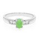 Anillo en plata con Crisoprasa imperial