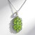 Collana in argento con Peridoto della Birmania
