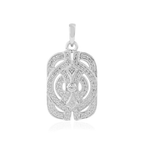 Zirkon-Silberanhänger