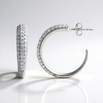 Orecchini in argento con Zircone