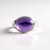 Anello in argento con Ametista Zambiana (de Melo)