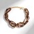 Bracelet en argent et Zircon cognac (Riya)
