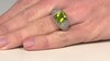 Anillo en oro con Peridoto (AMAYANI)