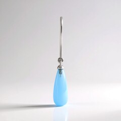 Ciondolo in argento con Onice Blu (MONOSONO COLLECTION)