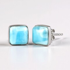 Orecchini in argento con Larimar