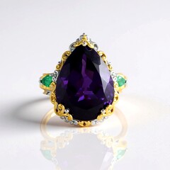 Anello in argento con Ametista