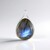 Ciondolo in argento con Labradorite Blu Maniry (KM by Juwelo)