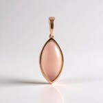Ciondolo in argento con Calcedonio Rosa