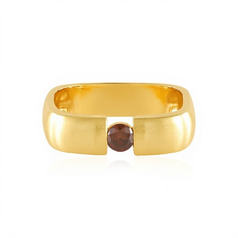 Roter I2 Brillant-Silberring (de Melo Essence)