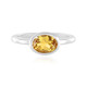 Anello in argento con Citrino