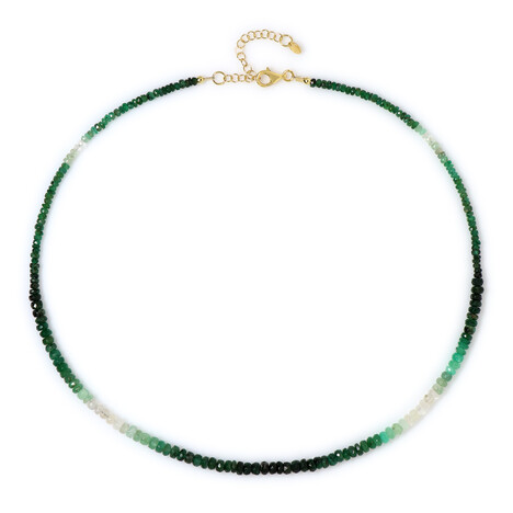 Collar en plata con Esmeralda de Brasil