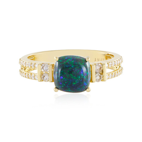 Andamooka-Matrix-Opal-Goldring (AMAYANI)