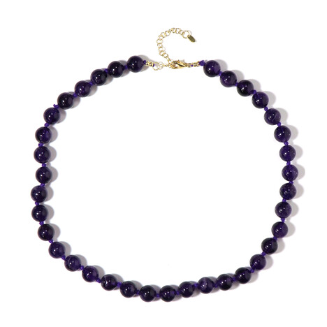 Collana in argento con Ametista Zambiana (Adela Silber)