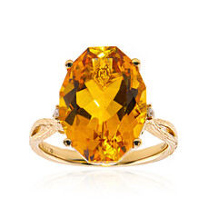 Anello in oro con Citrino (Smithsonian)