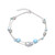Zilveren armband met een Witte zoetwater kweekparel