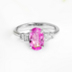 Anello in oro con Zaffiro Rosa (CIRARI)