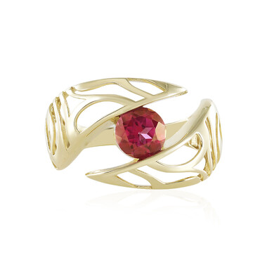 Pinkfarbener Topas-Goldring (Ornaments by de Melo)