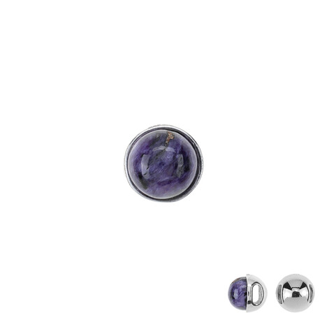 Ciondolo in argento con Charoite (dagen)