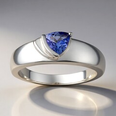 Anello in argento con Tanzanite (Pallanova)
