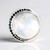 Ciondolo in argento con Pietra di Luna Argentata (MONOSONO COLLECTION)