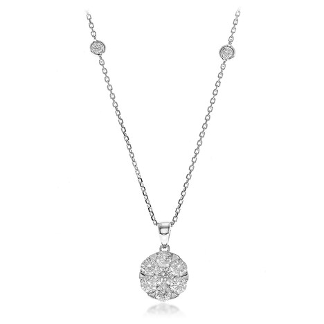 14K I1 (H) Diamond Gold Necklace (CIRARI)