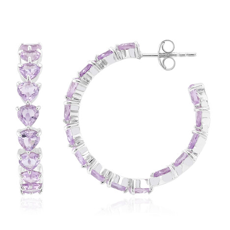 Amethyst-Silberohrringe