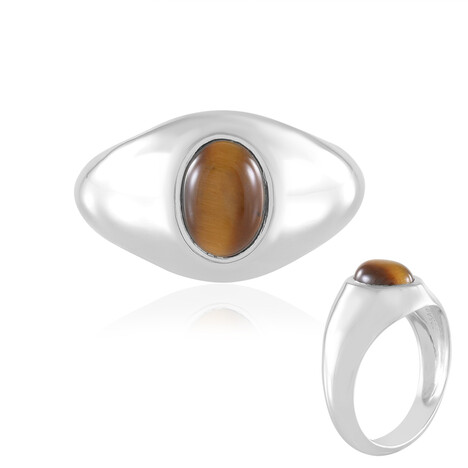 Tigerauge-Silberring