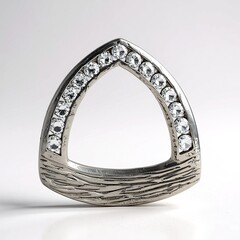 Ciondolo in argento con Topazio Bianco