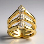 Anello in argento con Zircone (Adela Silber)