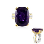 Bague en argent et Améthyste (Gems en Vogue)