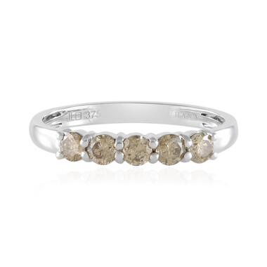 I2 Schokoladen-Brillant-Goldring (SUHANA)