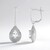 Orecchini in argento con Topazio Bianco (MONOSONO COLLECTION)