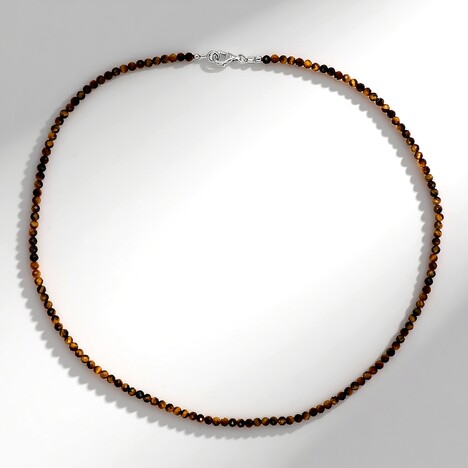 Collana in argento con Occhio di Tigre