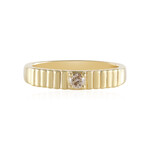 Anillo en plata con Diamante chocolate I2