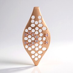 Ciondolo in argento con Tormalina Rosa Nigeriana