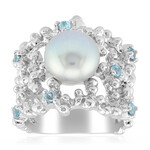 Silver Freshwater Pearl Silver Ring (TPC)