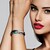 Bransoletka bangle ze srebra - Turkus Kingman Blue Mohave  (Jones Lee)