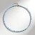 Collana in argento con Apatite Blu