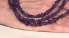 Collar en plata con Amatista de Zambia