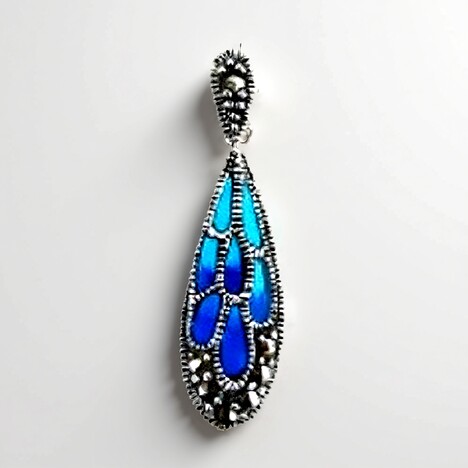 Ciondolo in argento con Marcassite