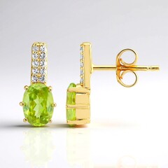 Orecchini in argento con Sfene