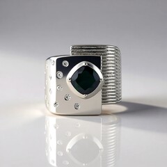 Bague en argent et Opale Mezezo (de Melo Essence)