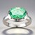 Anello in argento con Fluorite Braldu (Pallanova)