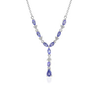 Collana in argento con Tanzanite