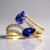 Anello in oro con Tanzanite AAA (CIRARI)