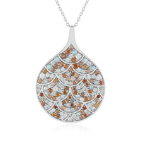 Collier en argent et Zircon de Ratanakiri (KM by Juwelo)