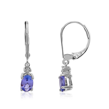 Orecchini in oro con Tanzanite AAA
