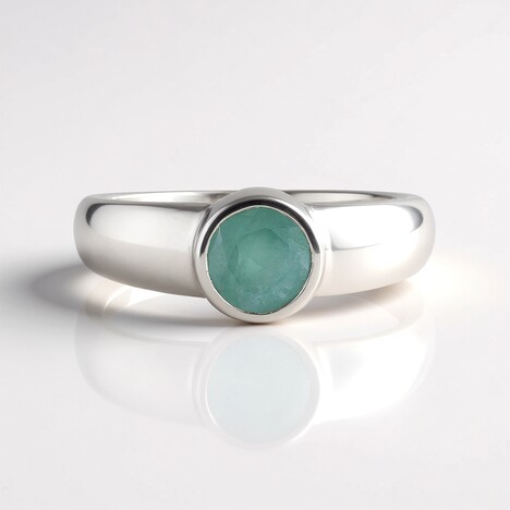 Anello in argento con Grandidierite
