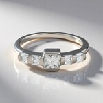 Anello in argento con Zircone