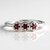Anello in argento con Spinello Rosso